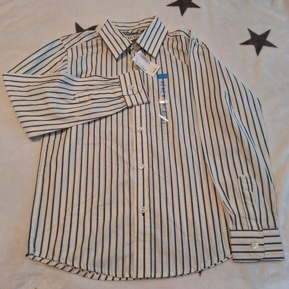 The Children's Place Boys Size Medium 7/8 Button Down Shirt Wedding Church New - Picture 1 of 12
